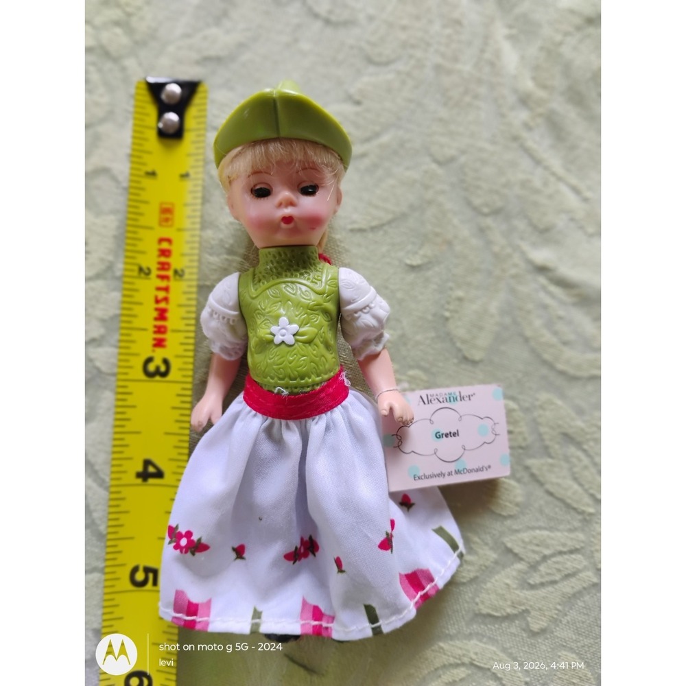 Small McDonald's Madame Alexander Gretel Doll